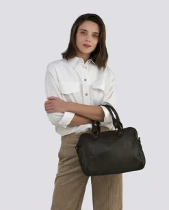 Bolso de mano BIBA Boston de piel